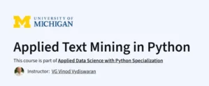 Applied Text Mining in Python