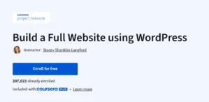Build a Full Website using WordPress