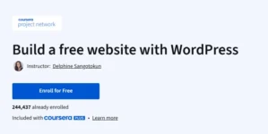 Build a free website with WordPress