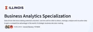 Business Analytics Specialization