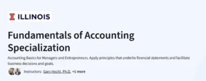 Fundamentals of Accounting Specialization