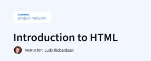Introduction to HTML