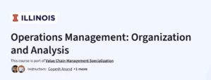 Operations Management: Organization and Analysis