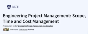 Engineering Project Management: Scope, Time and Cost Management