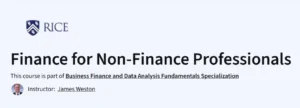 Finance for Non-Finance Professionals