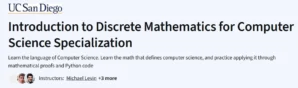 Introduction to Discrete Mathematics for Computer Science Specialization