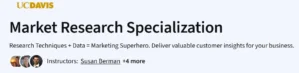Market Research Specialization